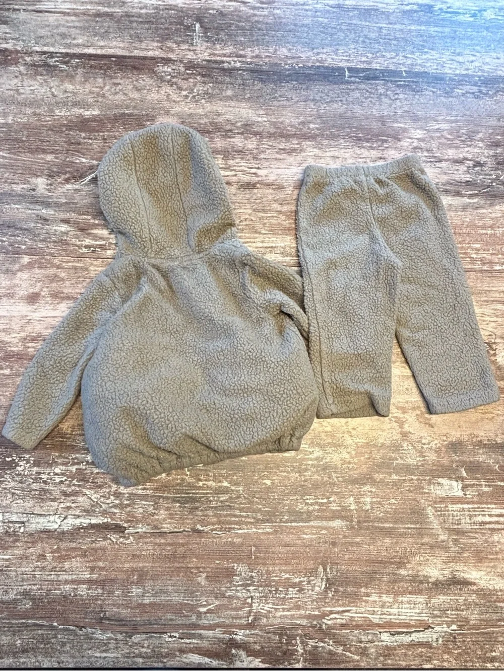 Carter's Sloth Fleece Costume Set Cute Halloween Dress Up Animal Jungle 18 Month - Picture 4 of 5